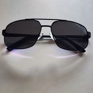 Foster grant prescription rectangular sunglasses color black